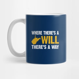 West Virginia Where There's a Will There's a Way Mug